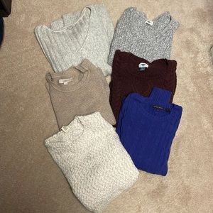 Lot of cozy sweaters